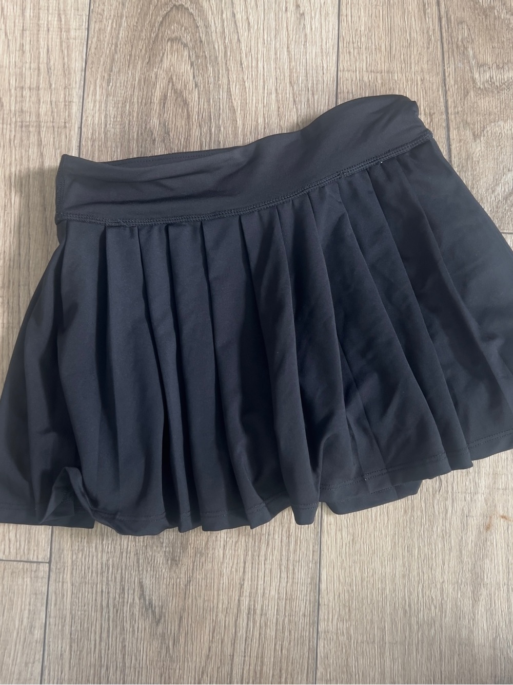 90 Degree By Reflex Black Pleated Athletic Skirt